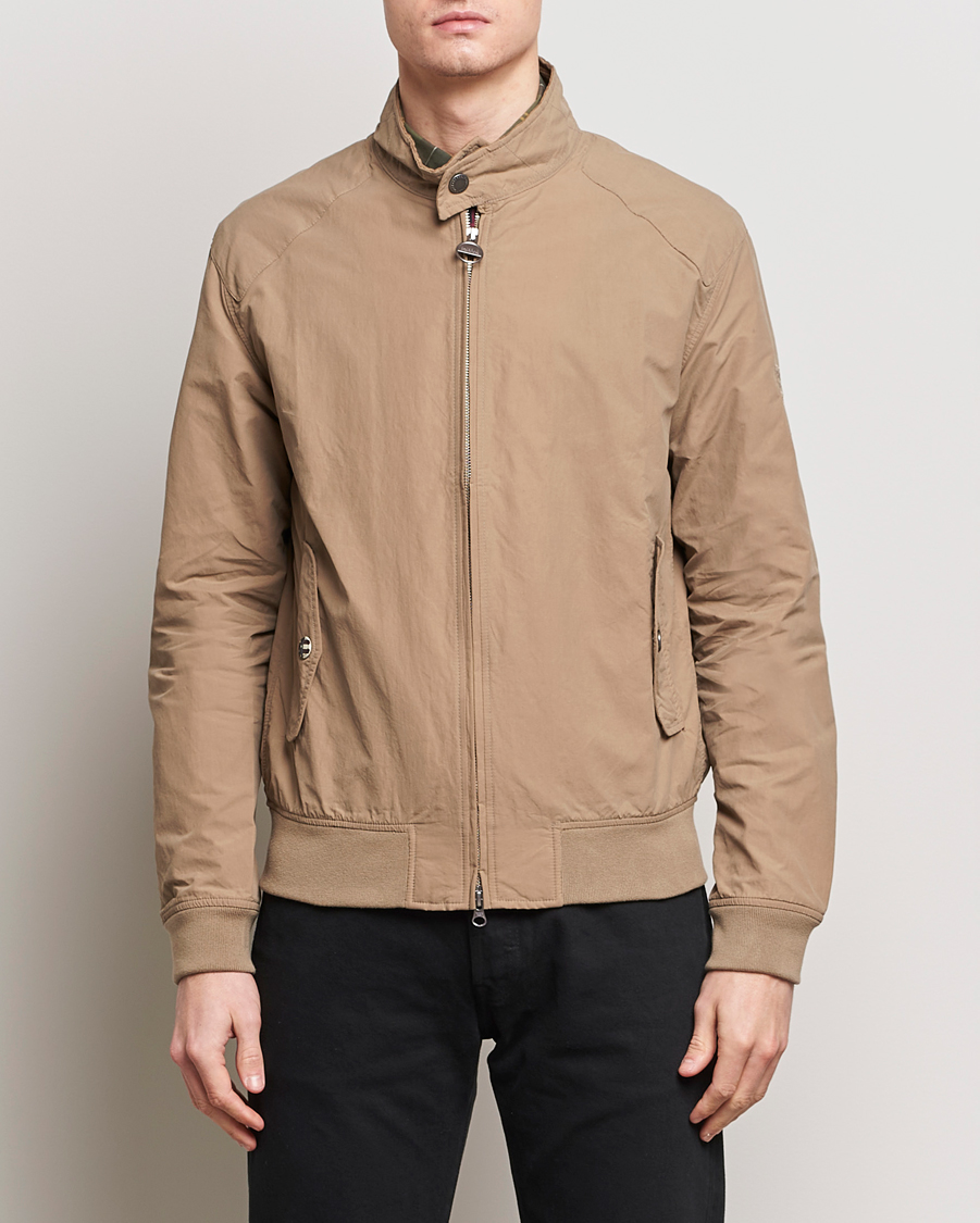 Herr | Klassiska jackor | Barbour International | Rectifier Harrington Steve McQueen Jacket Military Brown