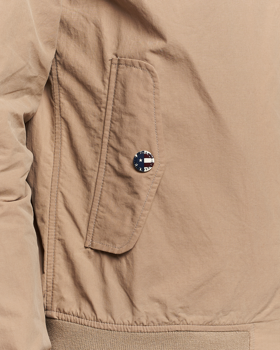 Herr | Jackor | Barbour International | Rectifier Harrington Steve McQueen Jacket Military Brown