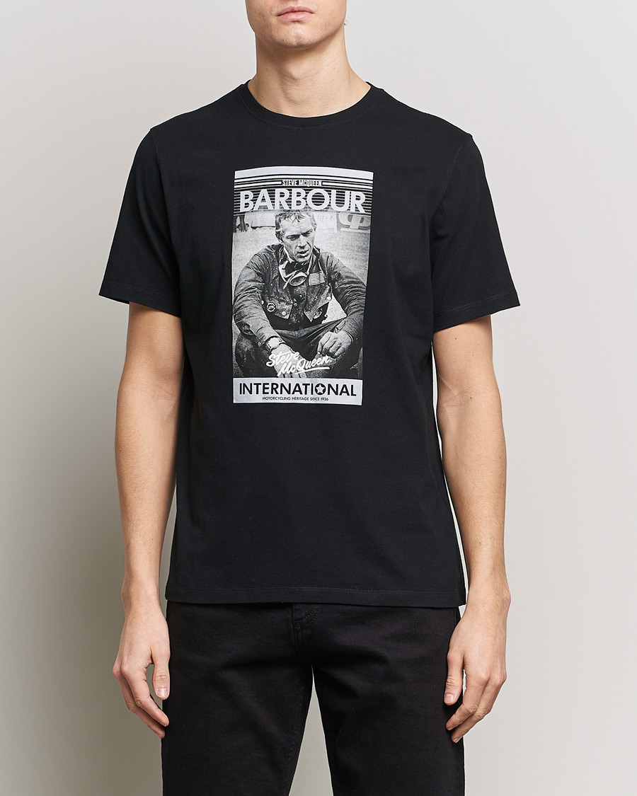 Herr | Svarta t-shirts | Barbour International | Mount Steve McQueen T-Shirt Black