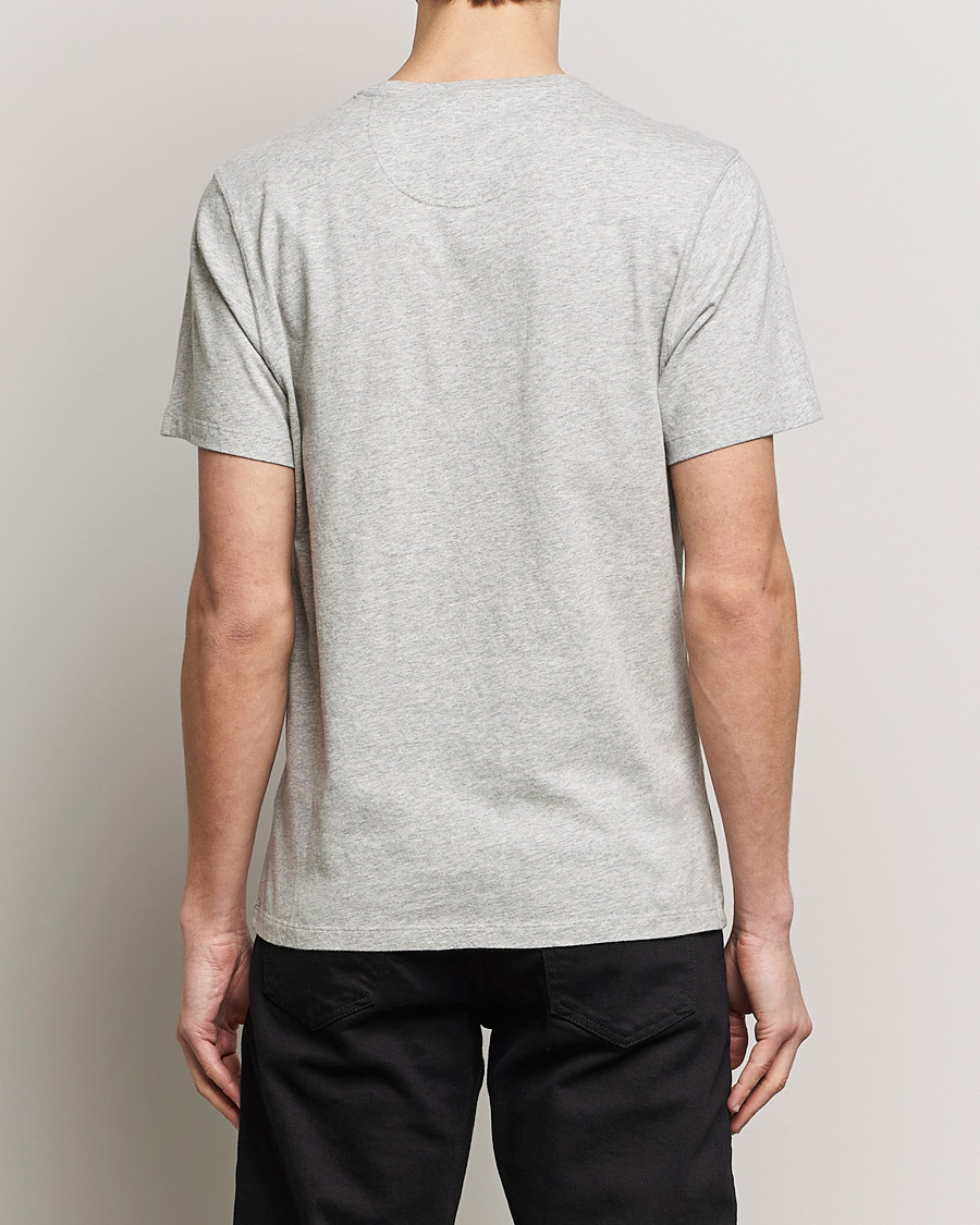 Herr | T-Shirts | Barbour International | Mount Steve McQueen T-Shirt Grey Marl