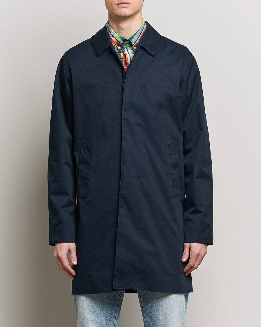 Herr | Jackor | Barbour Lifestyle | Rokig Waterproof Car Coat Navy