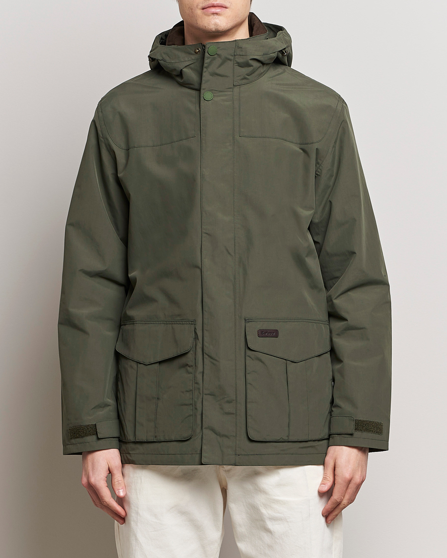 Herr | Best of British | Barbour Lifestyle | Summer Brockstone Waterproof Jacket Olive