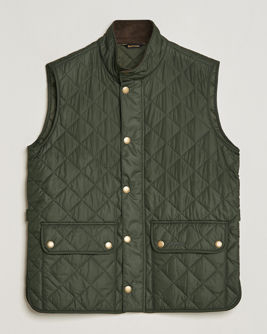 Herr | Västar | Barbour Lifestyle | New Lowerdale Quilted Gilet Sage Green