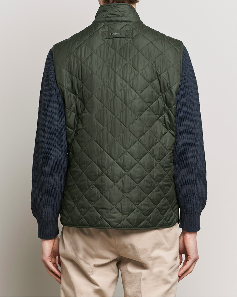 Herr | Västar | Barbour Lifestyle | New Lowerdale Quilted Gilet Sage Green