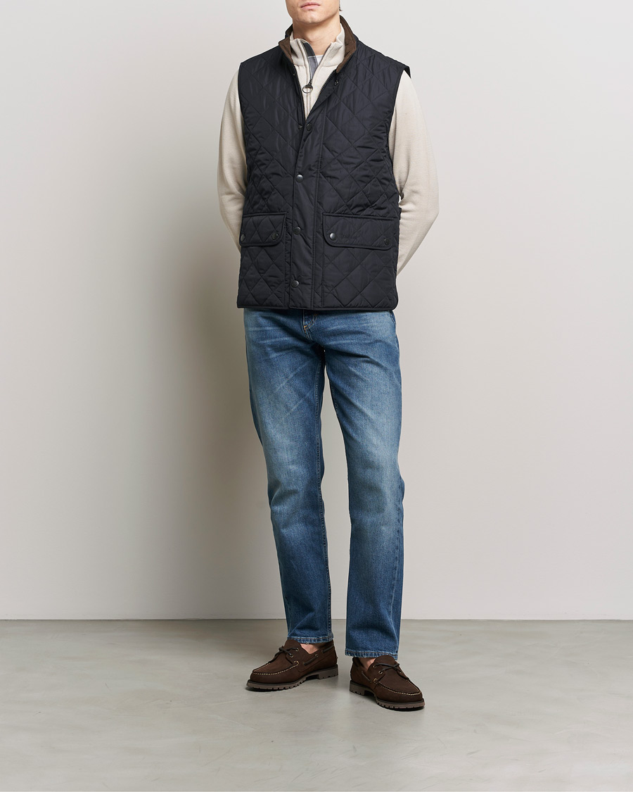 Herr | Västar | Barbour Lifestyle | New Lowerdale Quilted Gilet Navy
