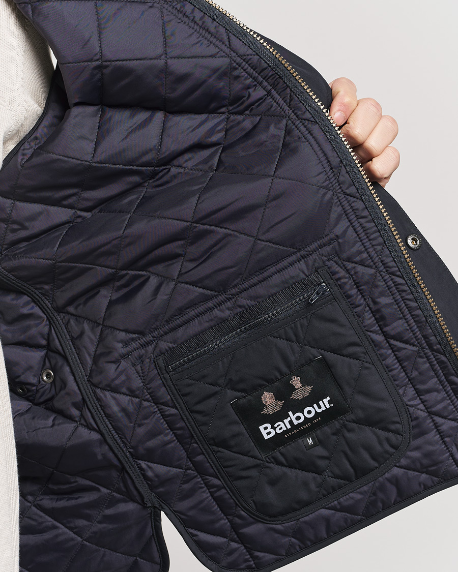 Herr | Västar | Barbour Lifestyle | New Lowerdale Quilted Gilet Navy