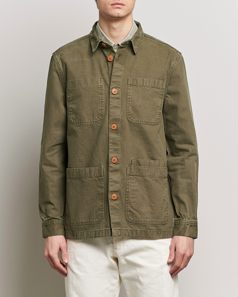 Herr |  | Barbour Lifestyle | Chesterwood Overshirt Pale Sage