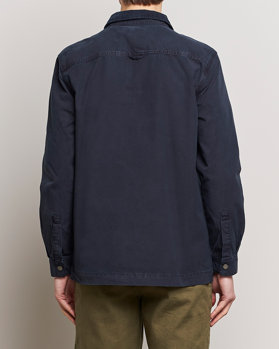 Herr | Skjortor | Barbour Lifestyle | Grindle Cotton Overshirt Navy