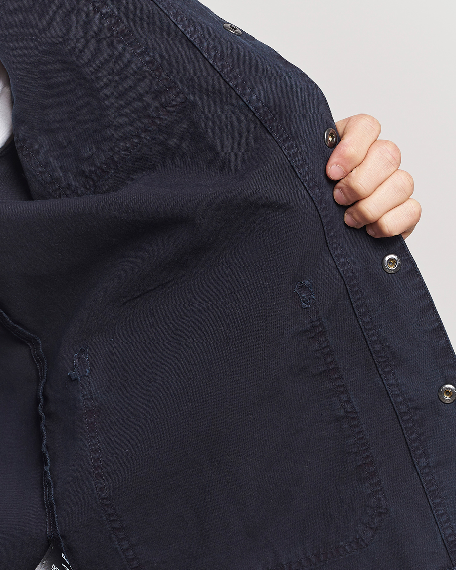 Herr | Skjortor | Barbour Lifestyle | Grindle Cotton Overshirt Navy