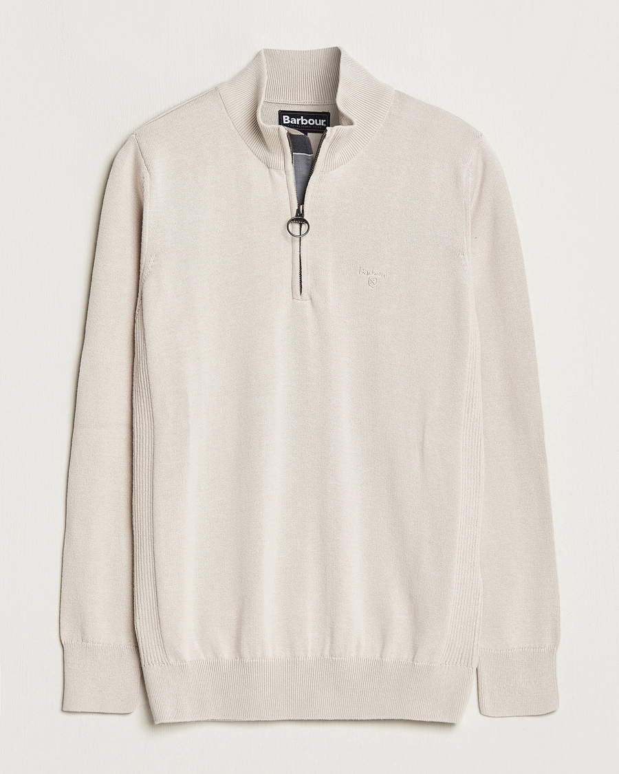 Herr | Tröjor | Barbour Lifestyle | Cotton Half Zip Mist