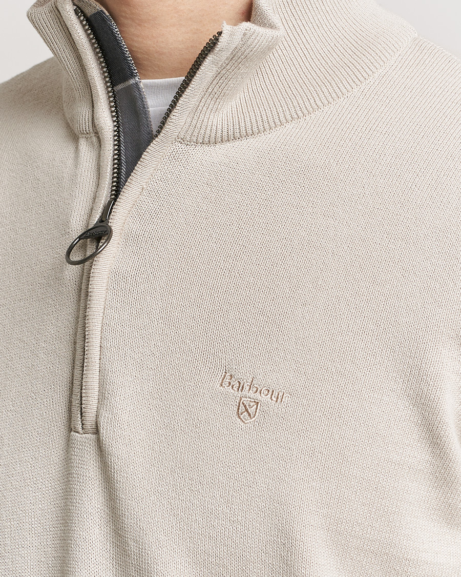 Herr | Tröjor | Barbour Lifestyle | Cotton Half Zip Mist