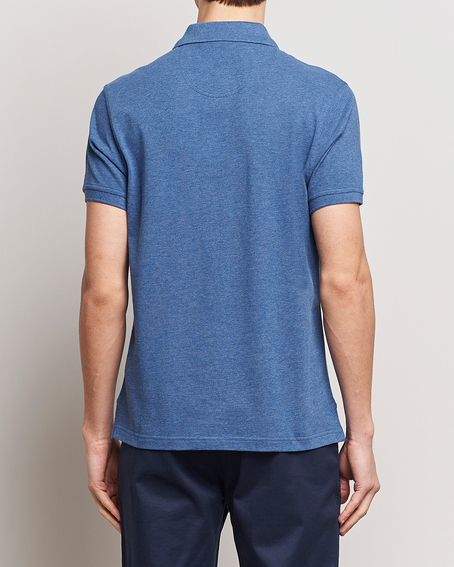 Herr | Pikéer | Barbour Lifestyle | Tartan Pique Polo Dark Chambray Marl