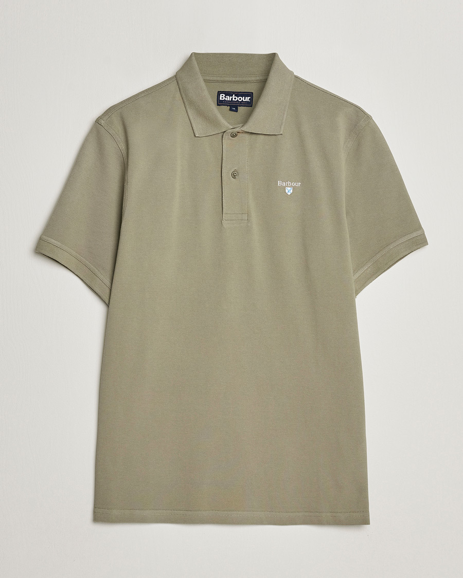 Herr | Pikéer | Barbour Lifestyle | Sports Polo Dusty Green