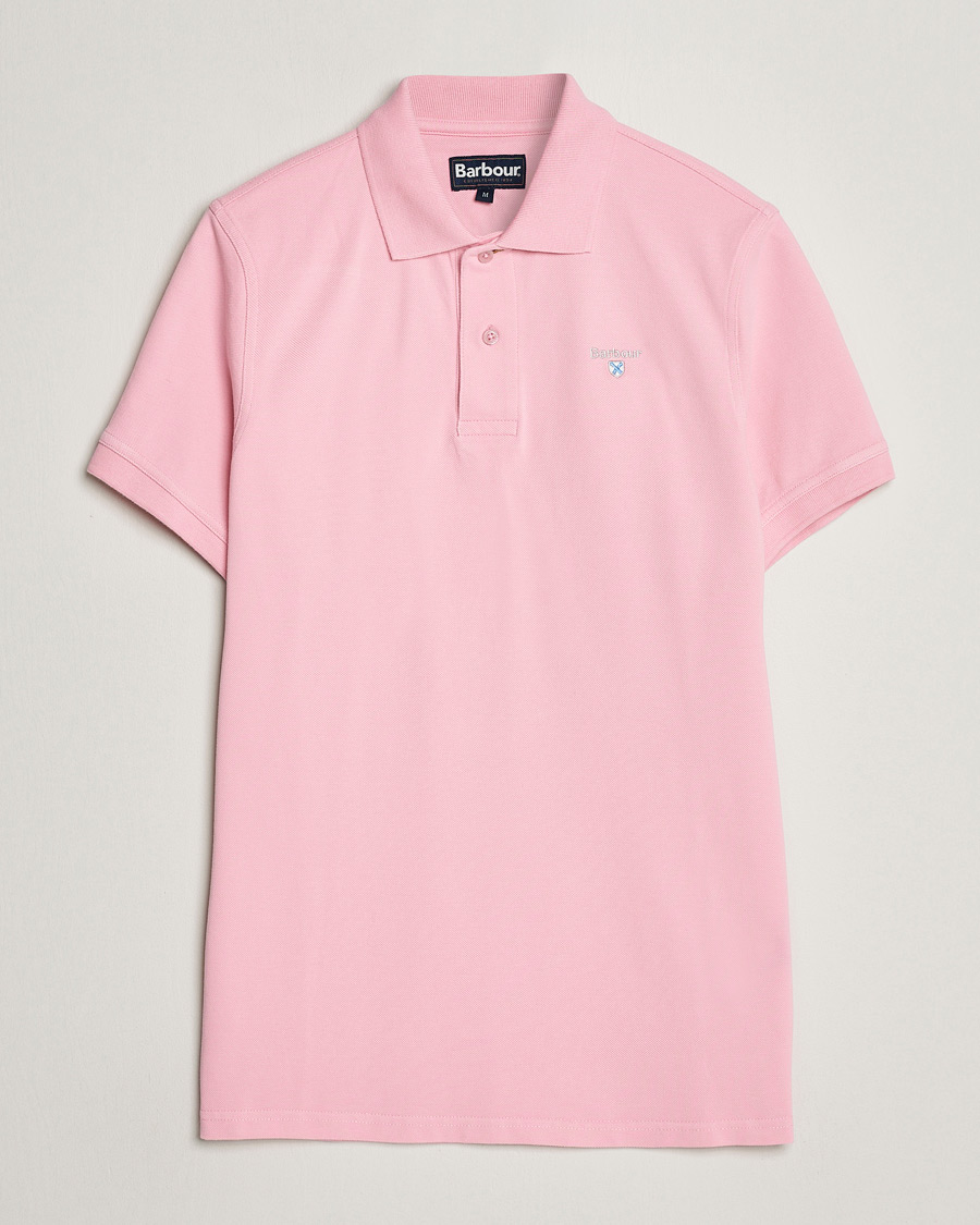 Herr | Pikéer | Barbour Lifestyle | Sports Polo Pink