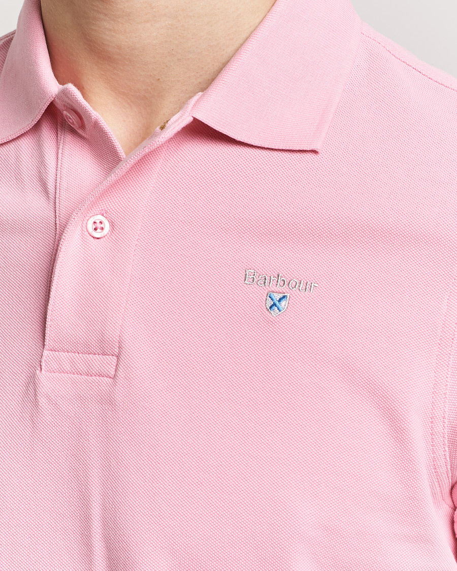 Herr | Pikéer | Barbour Lifestyle | Sports Polo Pink