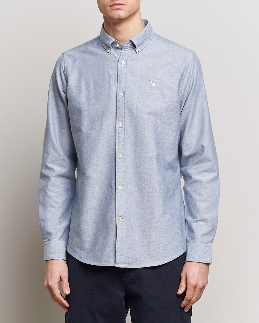 Herr | Lojalitetserbjudande | Barbour Lifestyle | Tailored Fit Oxtown Shirt Dark Denim