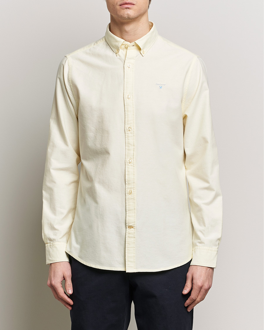 Herr | Lojalitetserbjudande | Barbour Lifestyle | Tailored Fit Oxtown Shirt Lemon