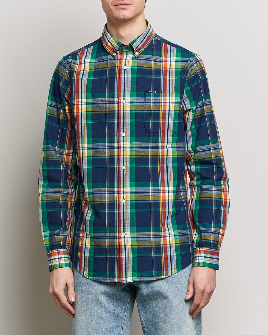 Herr | Skjortor | Barbour Lifestyle | Warrick Tailored Check Shirt Indigo