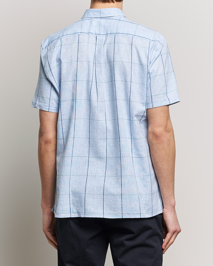 Herr | Skjortor | Barbour Lifestyle | Swaledale Short Sleeve Summer Shirt Blue