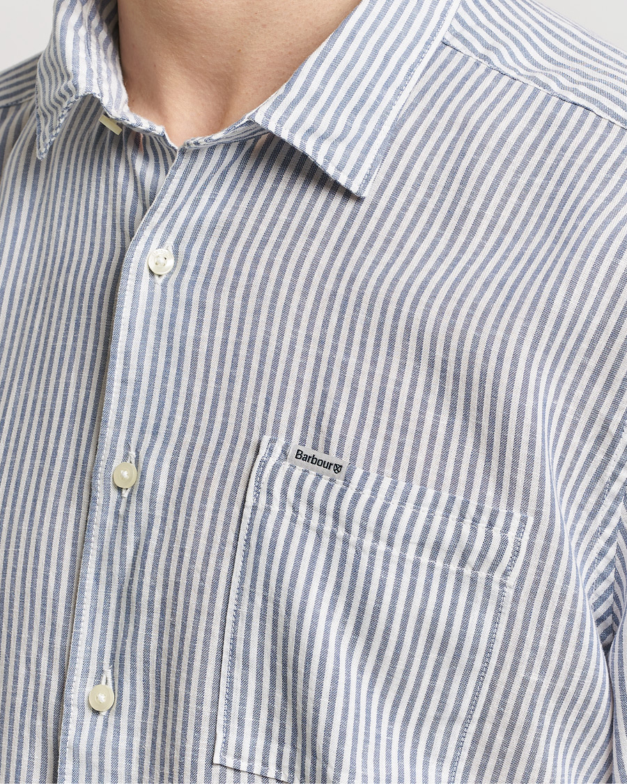 Herr | Skjortor | Barbour Lifestyle | Deerpark Short Sleeve Regular Fit Summer Shirt Navy