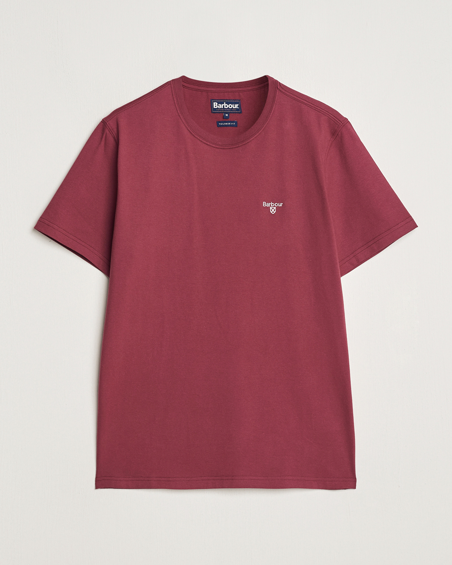 Herr | T-Shirts | Barbour Lifestyle | Essential Sports T-Shirt Red
