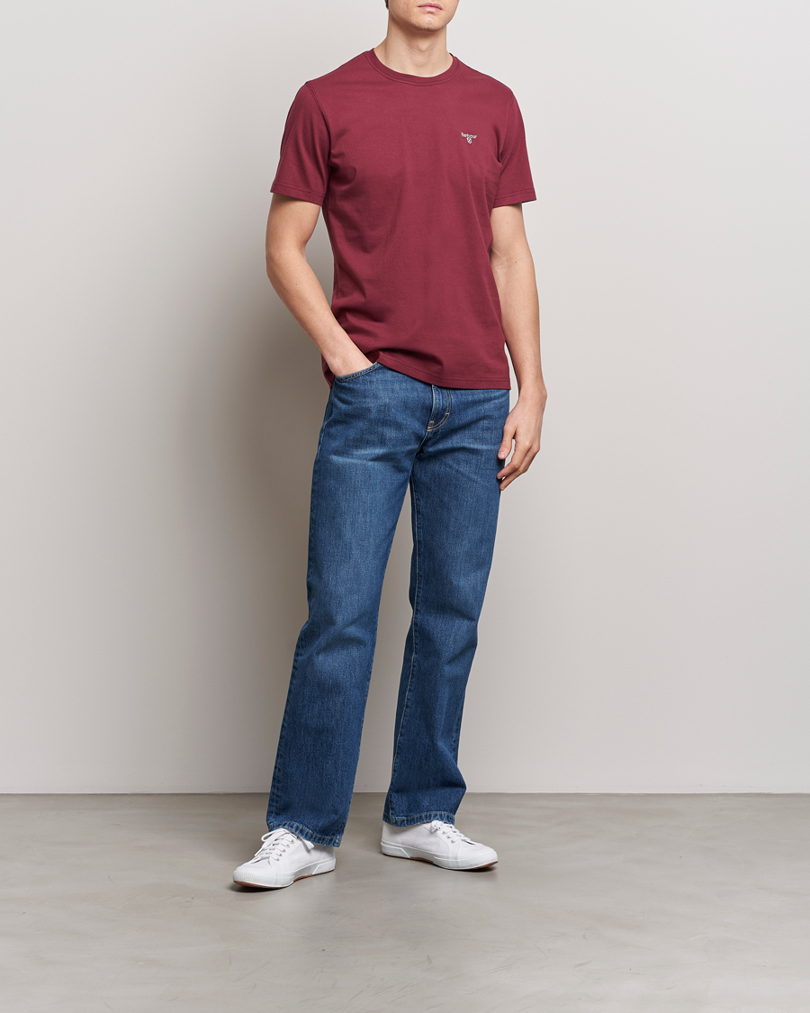 Herr | T-Shirts | Barbour Lifestyle | Essential Sports T-Shirt Red