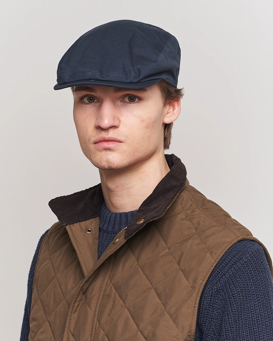 Herre | Hatter og capser | Barbour Lifestyle | Finnean Cotton Cap Navy