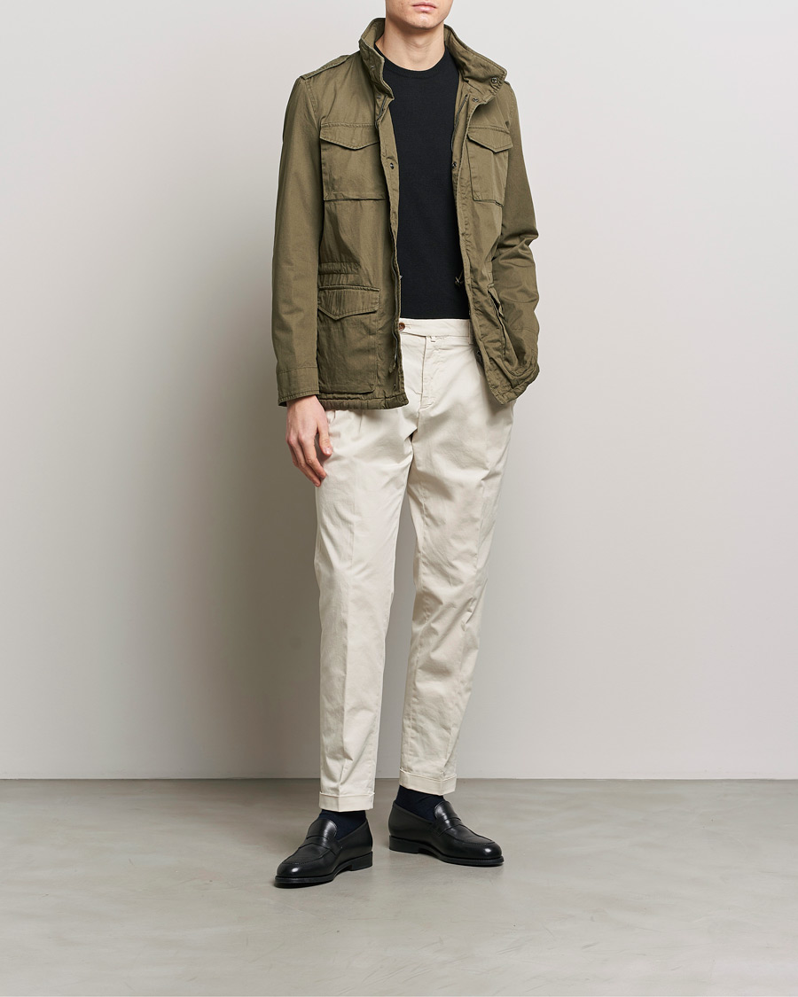 Herr | Jackor | Herno | Washed Cotton Field Jacket Military