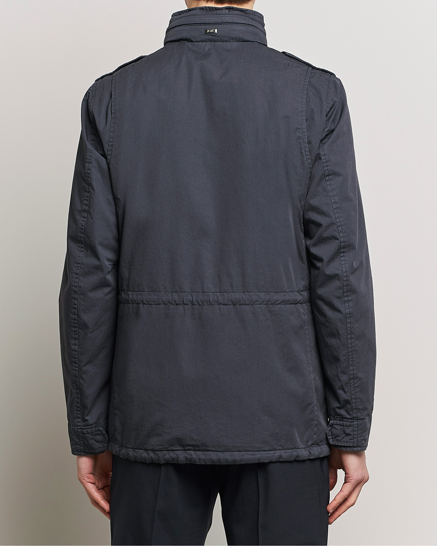 Herr | Jackor | Herno | Washed Cotton Field Jacket Navy