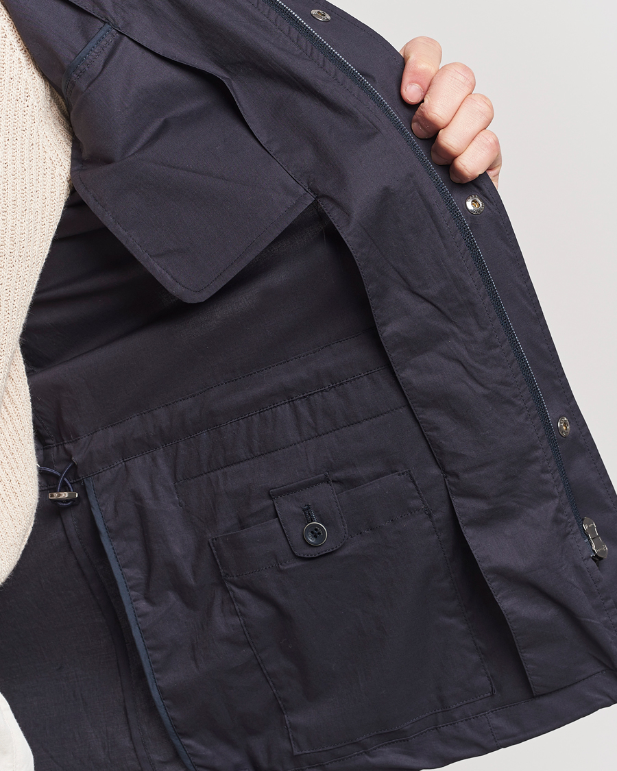 Herr | Jackor | Herno | Lightwieght Cotton Field Jacket Navy