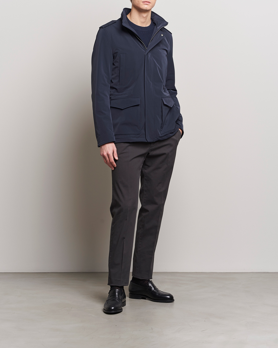 Herr | Jackor | Herno | Field Jacket Navy