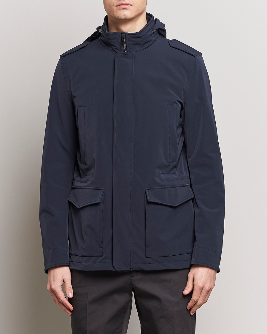 Herr | Jackor | Herno | Field Jacket Navy