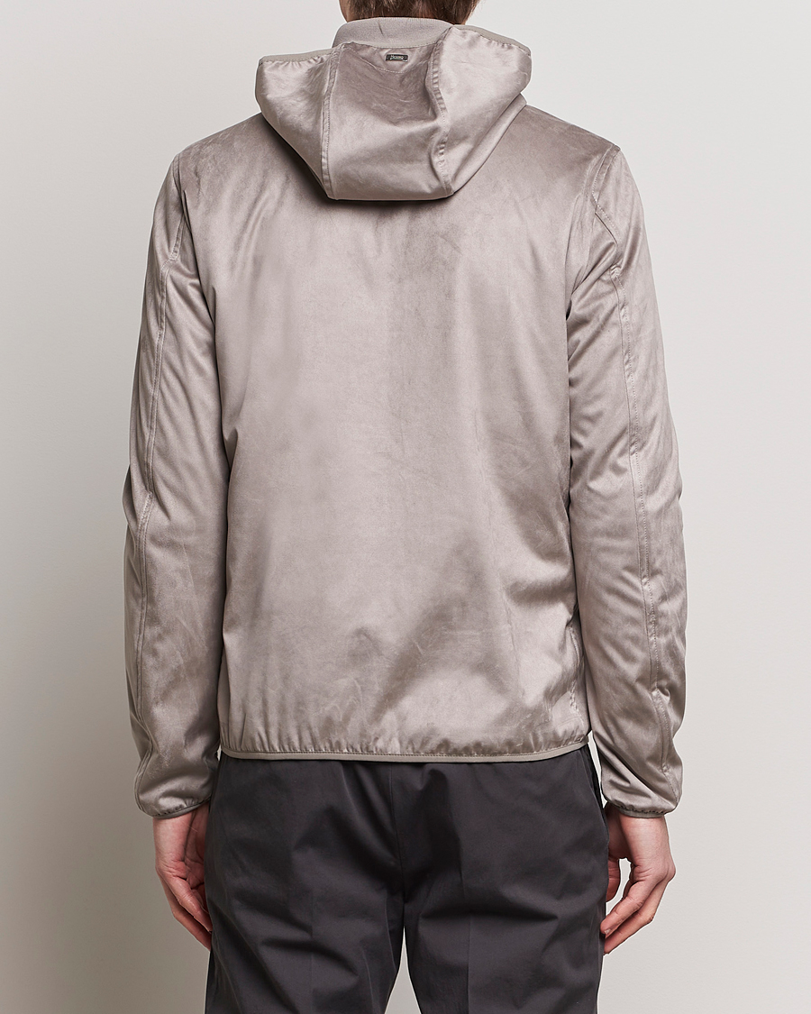 Herr | Jackor | Herno | Faux Suede Bomber Jacket Grey