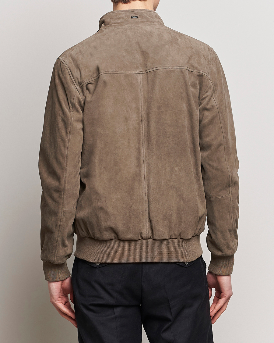 Herr | Jackor | Herno | Suede Jacket Brown