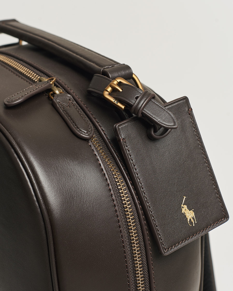 Herr | Polo Ralph Lauren Leather Backpack Dark Brown | Polo Ralph Lauren | Leather Backpack Dark Brown