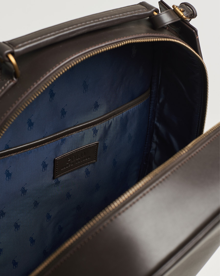 Herr | Polo Ralph Lauren Leather Backpack Dark Brown | Polo Ralph Lauren | Leather Backpack Dark Brown