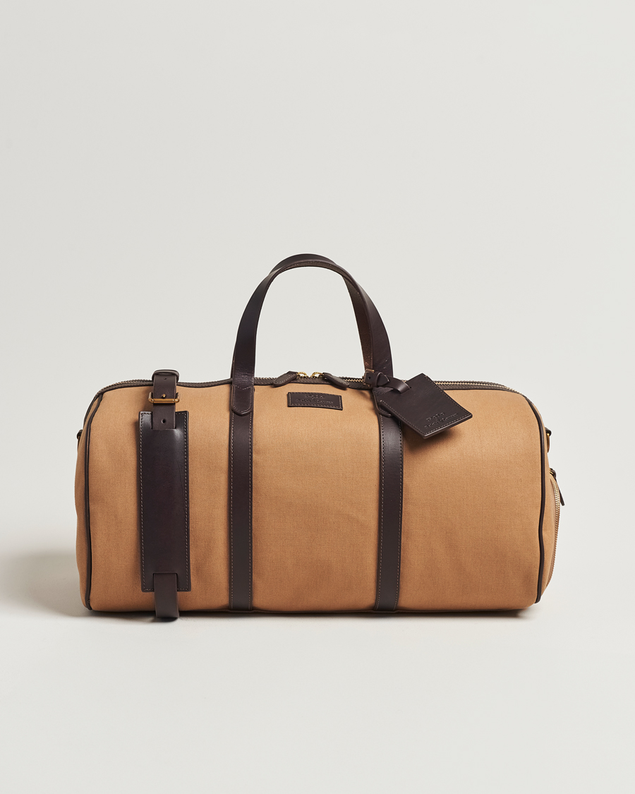 Herr | Polo Ralph Lauren Canvas/Leather Dufflebag Tan | Polo Ralph Lauren | Canvas/Leather Dufflebag Tan