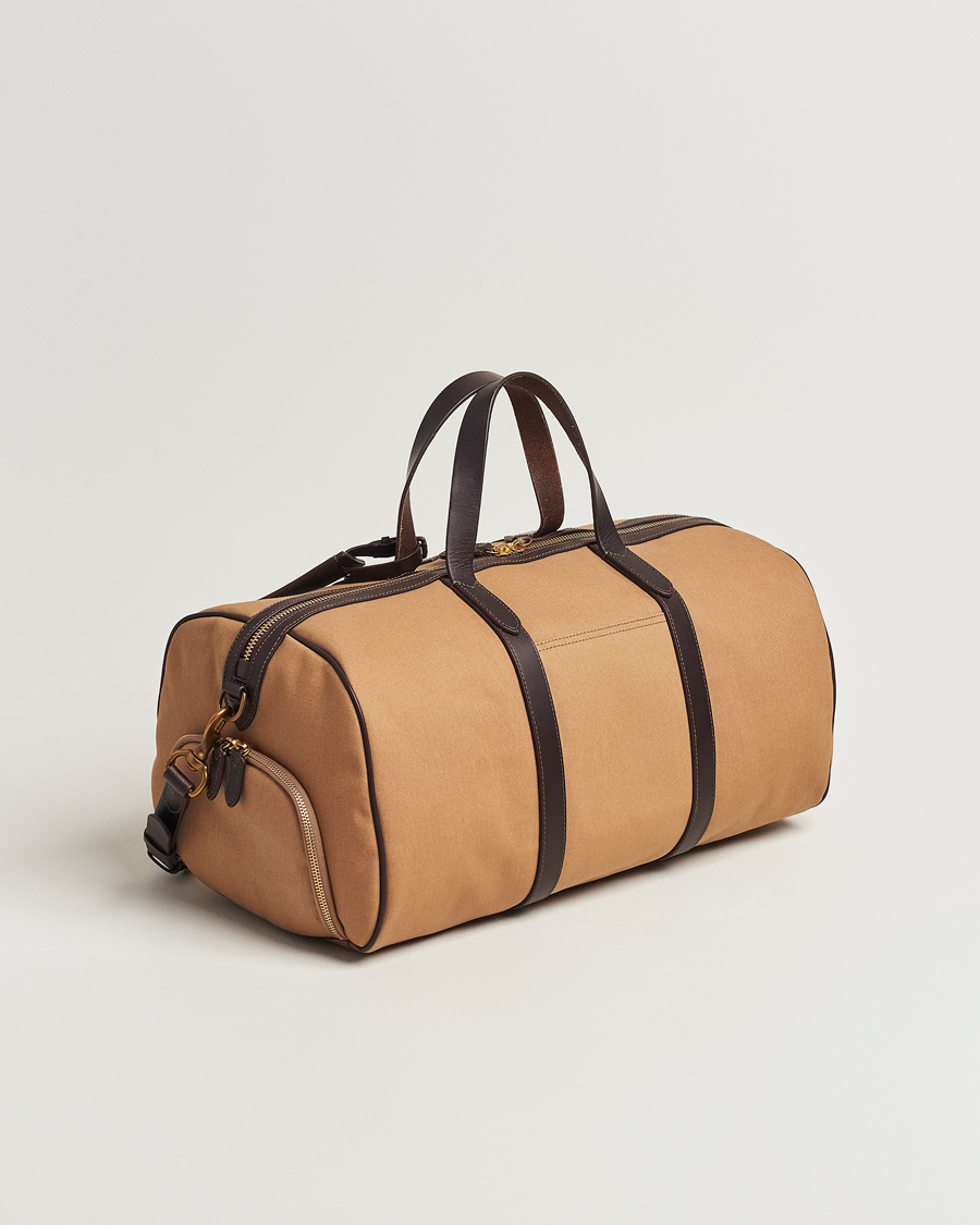 Herr | Weekendbags | Polo Ralph Lauren | Canvas/Leather Dufflebag Tan