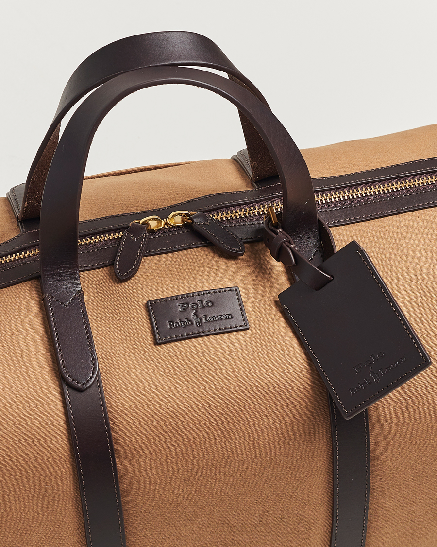 Herr | Polo Ralph Lauren Canvas/Leather Dufflebag Tan | Polo Ralph Lauren | Canvas/Leather Dufflebag Tan