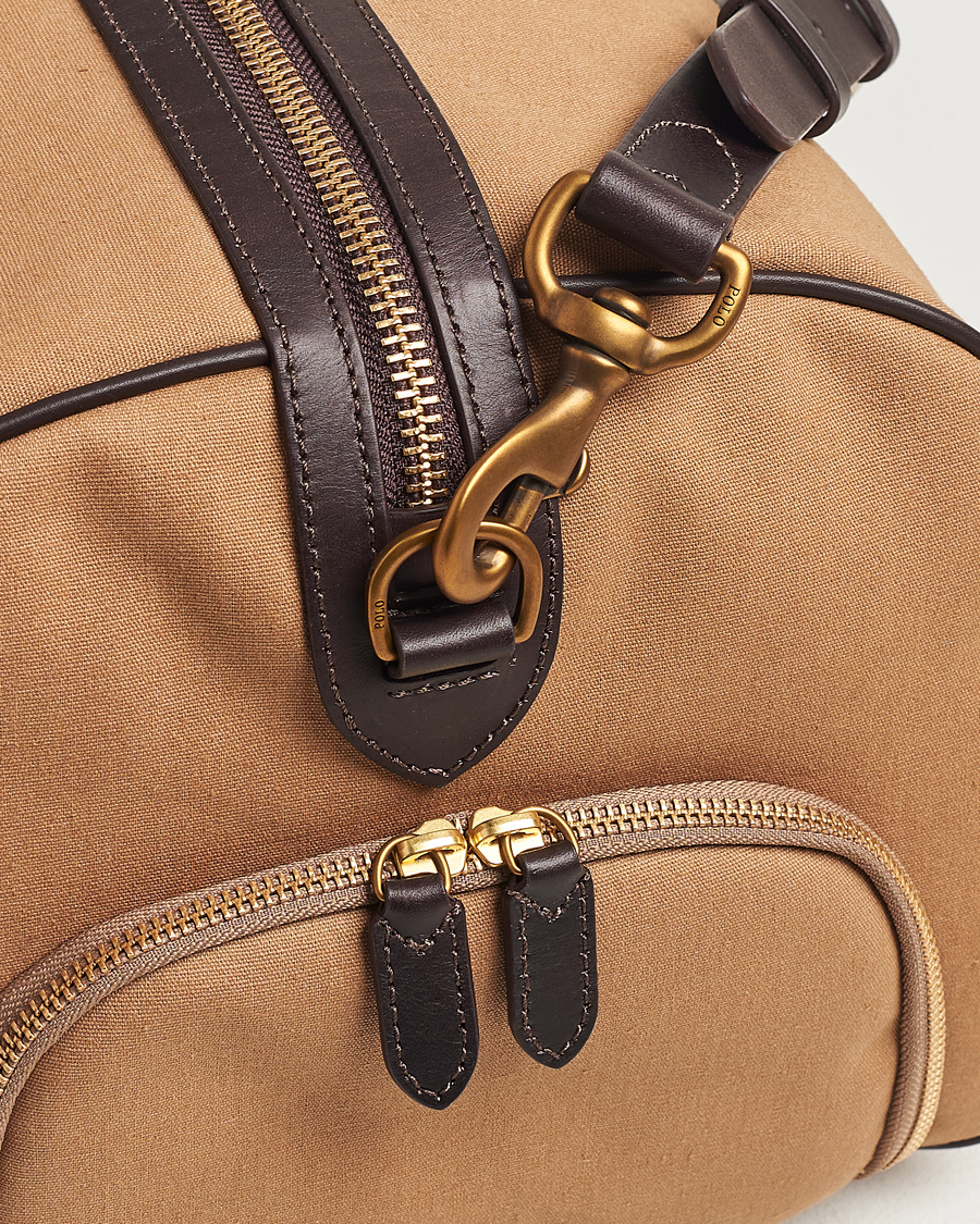Herr | Polo Ralph Lauren Canvas/Leather Dufflebag Tan | Polo Ralph Lauren | Canvas/Leather Dufflebag Tan