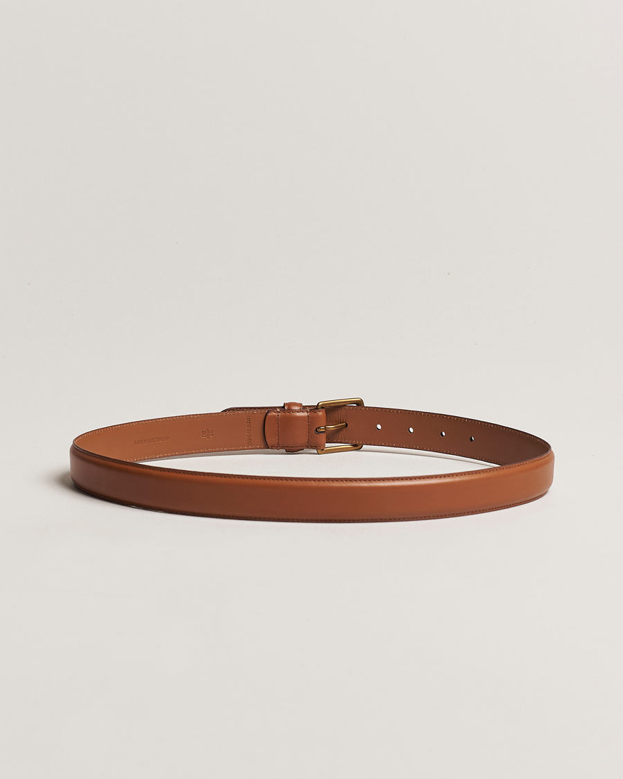 Herr | Accessoarer | Polo Ralph Lauren | Leather Belt Tan