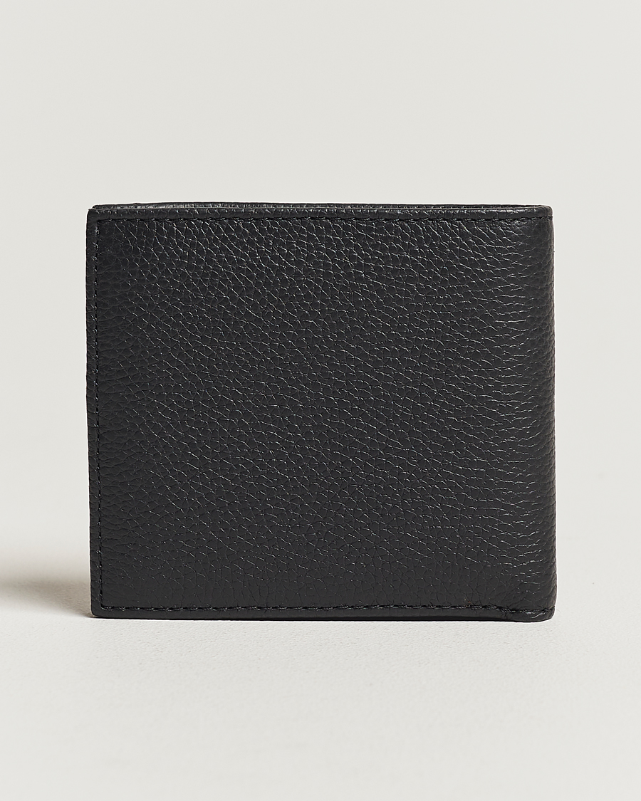 Herr | Polo Ralph Lauren Pebbled Leather Billfold Wallet Black | Polo Ralph Lauren | Pebbled Leather Billfold Wallet Black