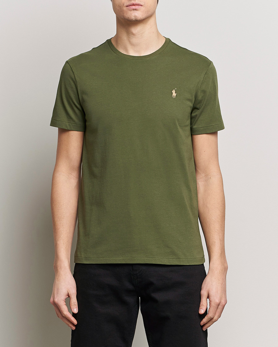 Herr | Kortärmade t-shirts | Polo Ralph Lauren | Crew Neck T-Shirt Dark Sage
