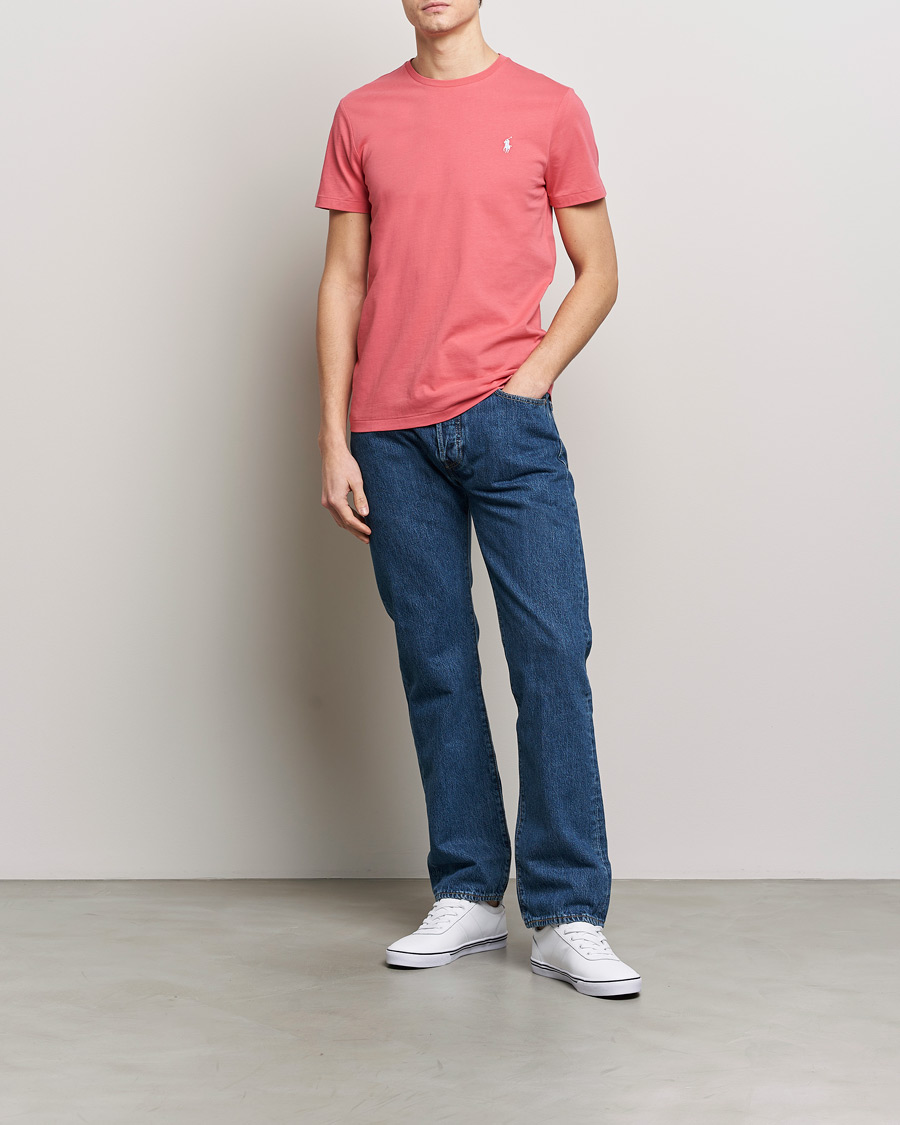 Herr | T-Shirts | Polo Ralph Lauren | Crew Neck T-Shirt Pale Red