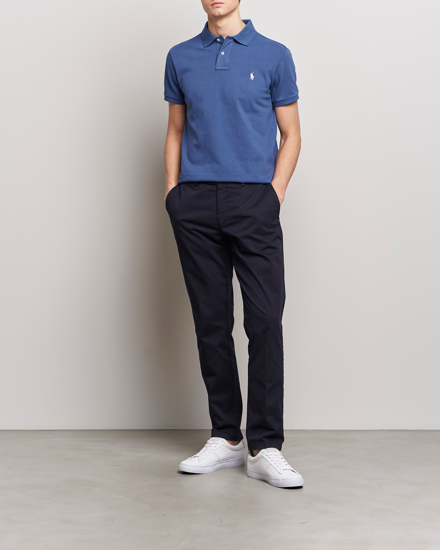 Herr | Pikéer | Polo Ralph Lauren | Custom Slim Fit Polo Old Royal