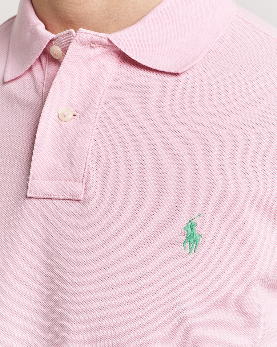 Herr | Pikéer | Polo Ralph Lauren | Custom Slim Fit Polo Garden Pink
