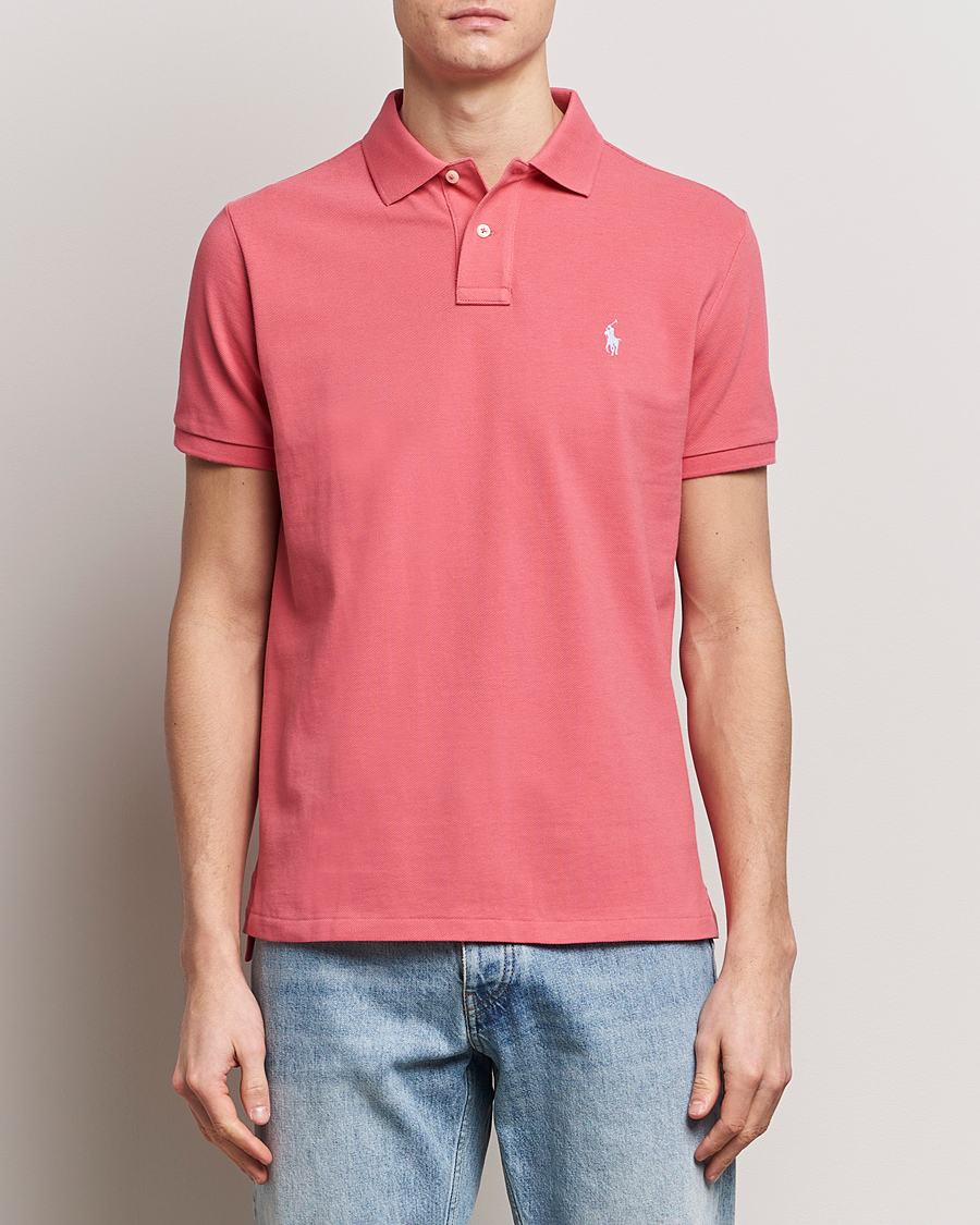 Herr | Kläder | Polo Ralph Lauren | Custom Slim Fit Polo Pale Red