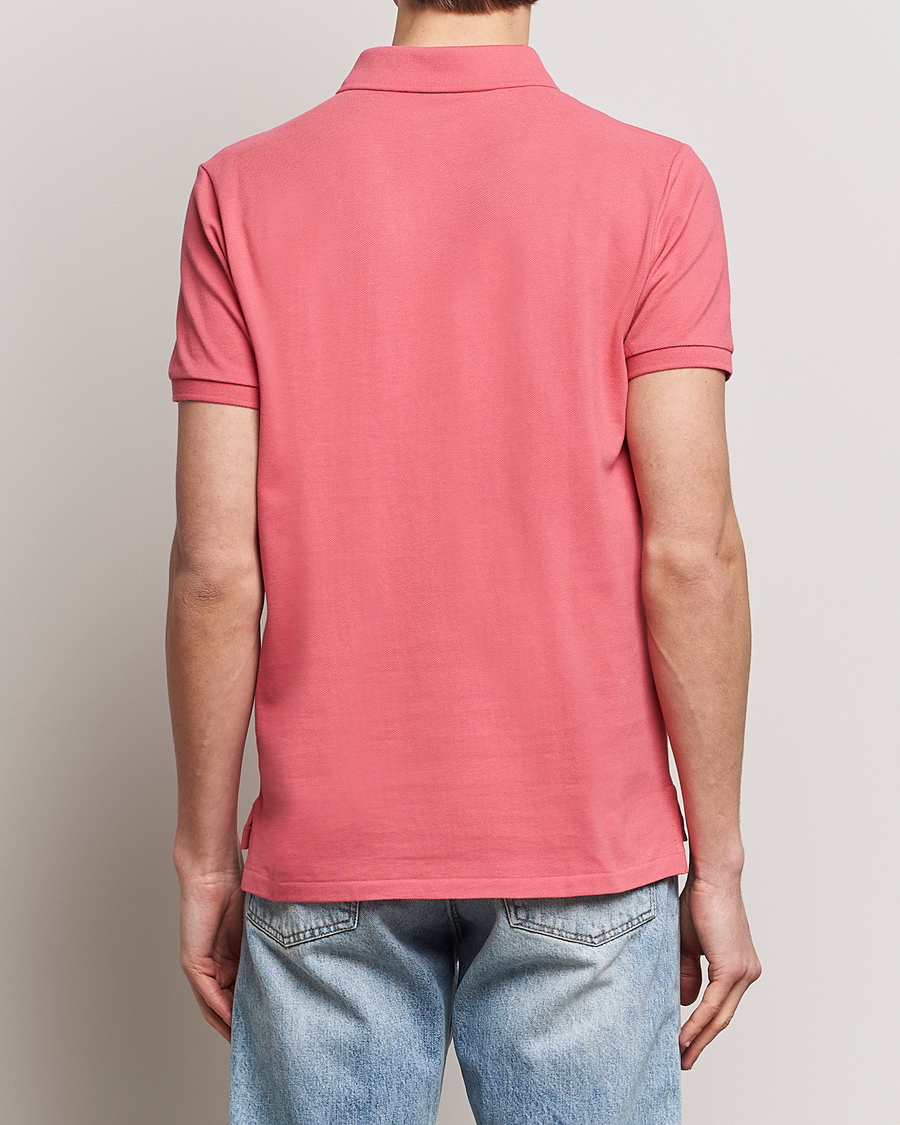 Herr | Pikéer | Polo Ralph Lauren | Custom Slim Fit Polo Pale Red