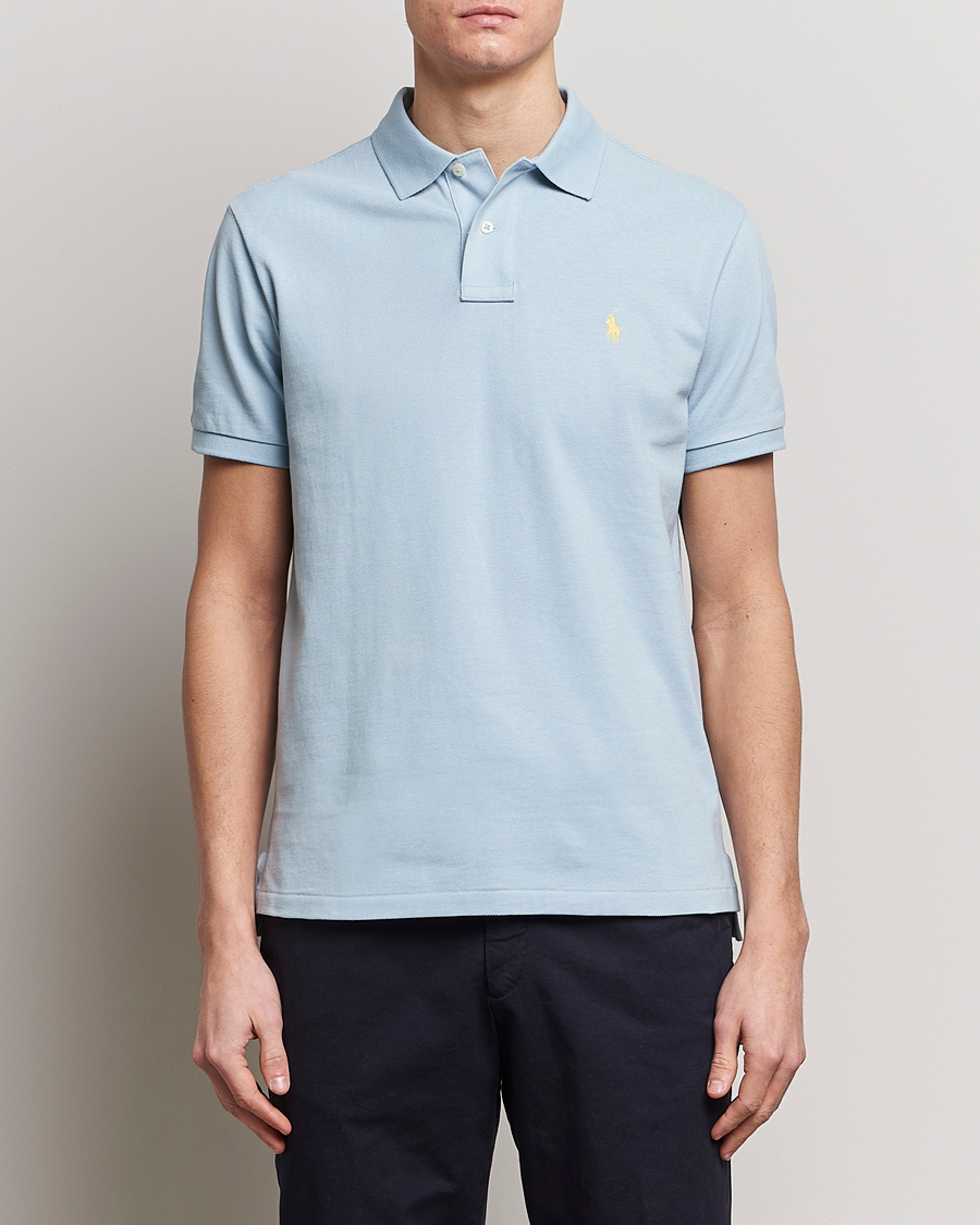 Herr | Polo Ralph Lauren | Polo Ralph Lauren | Custom Slim Fit Polo Alpine Blue