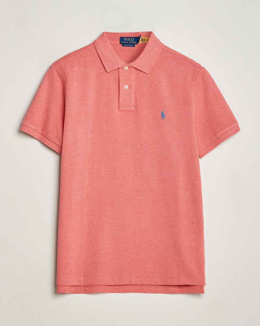 Herr | Pikéer | Polo Ralph Lauren | Custom Slim Fit Polo Highland Rose Heahter